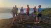 6 people at the top of Kinesnakken